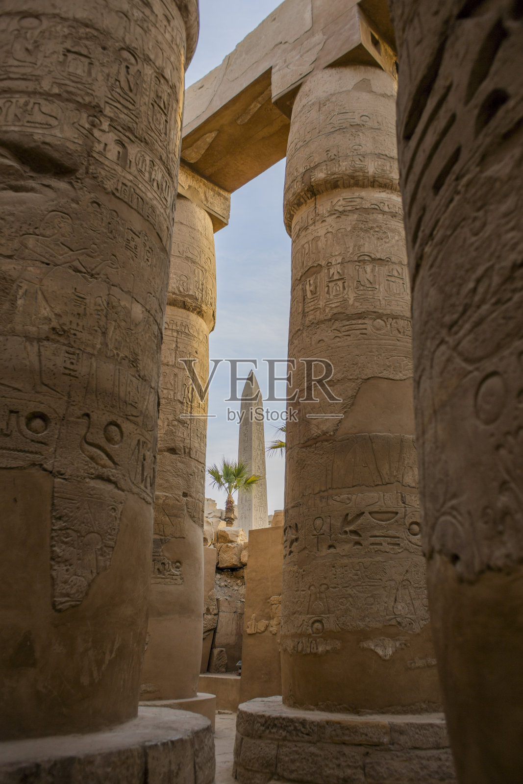 埃及卢克索卡纳克神庙照片摄影图片