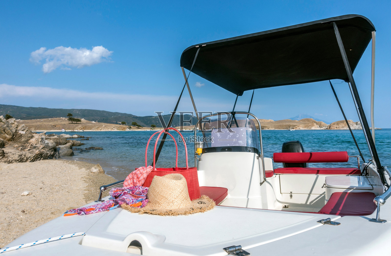 在夏天度假照片摄影图片