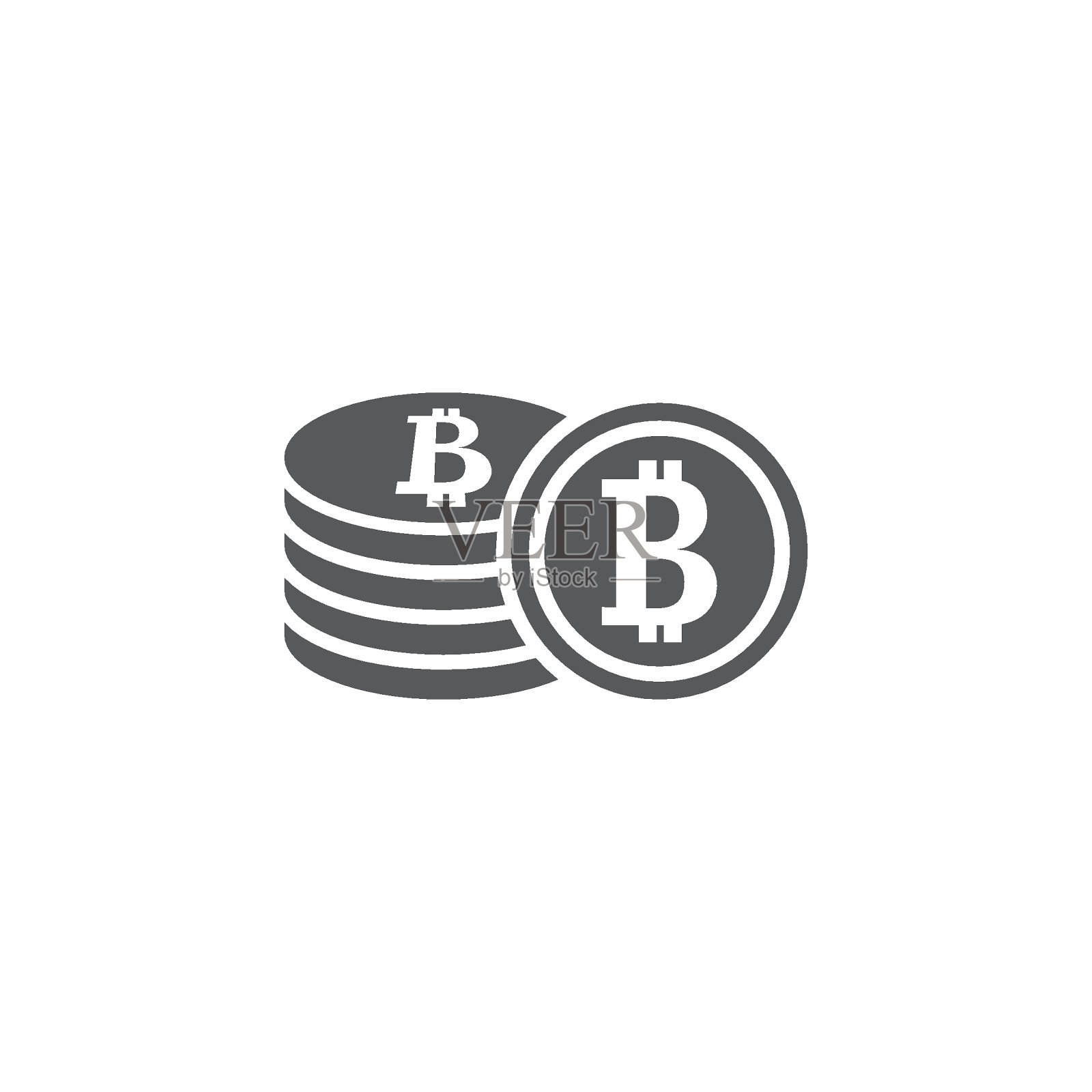 比特币图标模板图标素材