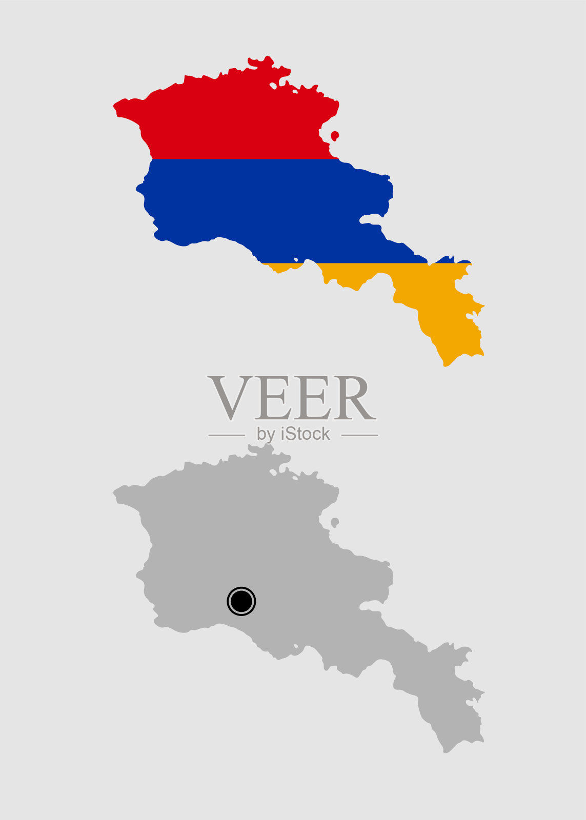 亚美尼亚轮廓插画图片素材