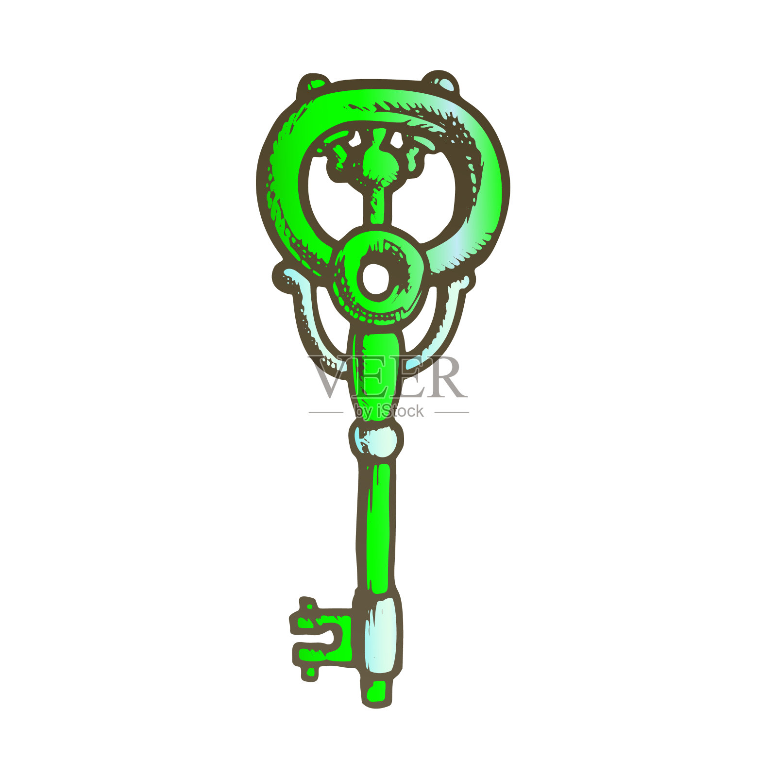 重点仿古装饰设计色彩向量插画图片素材