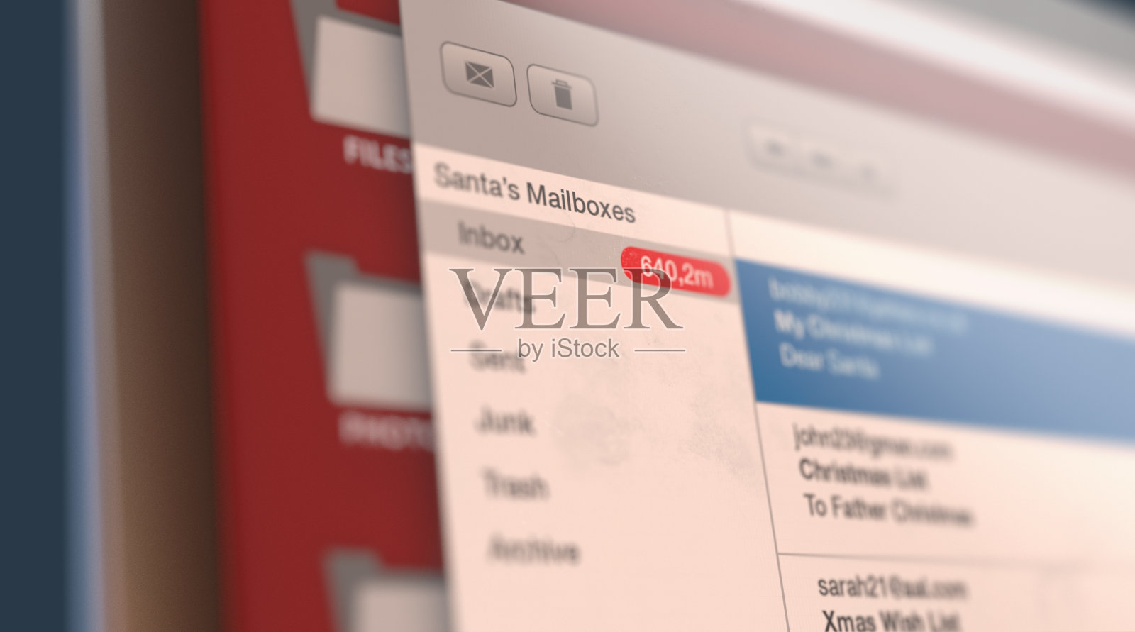 给圣诞老人的信照片摄影图片