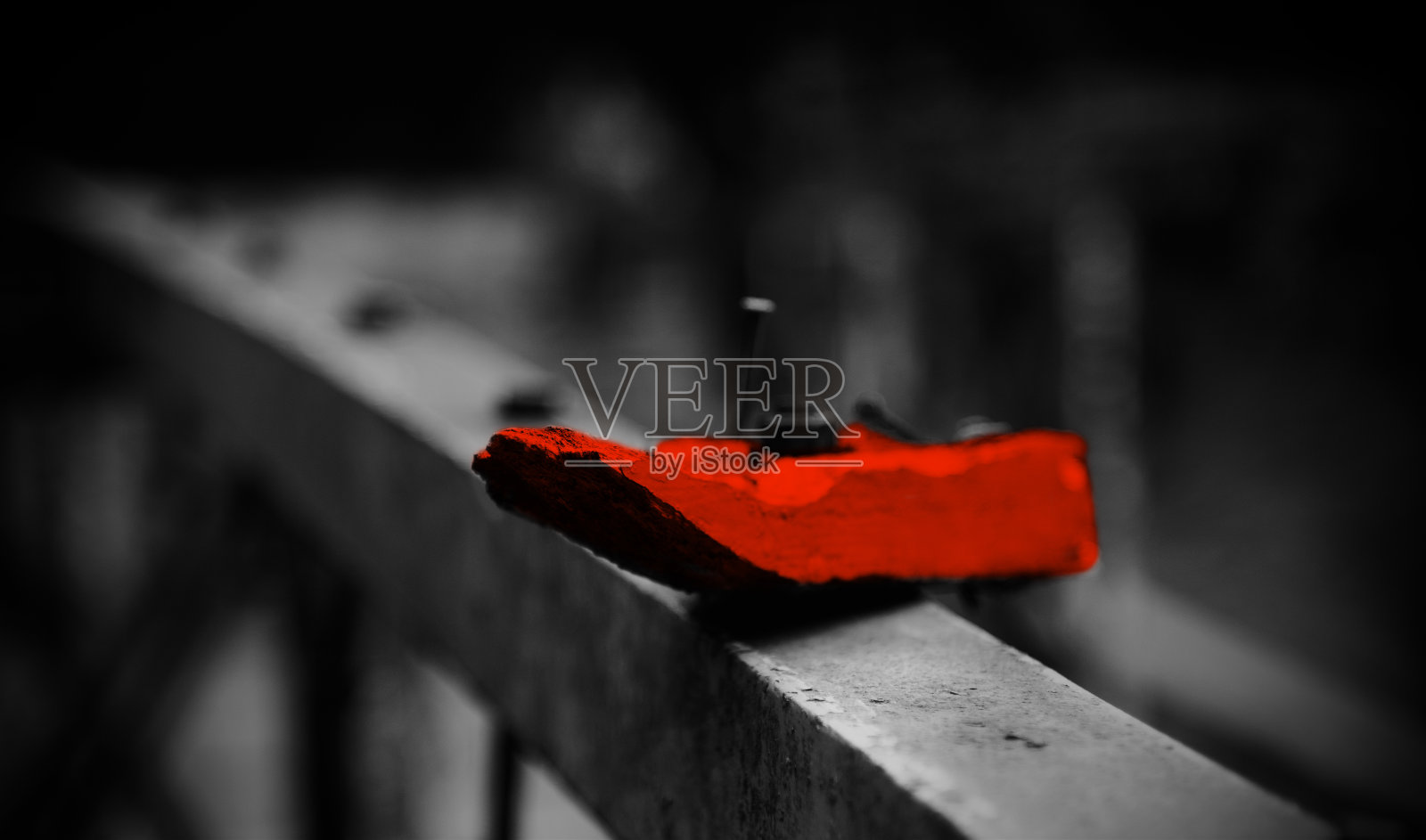 红色的旧孤立的木制品独特的照片照片摄影图片