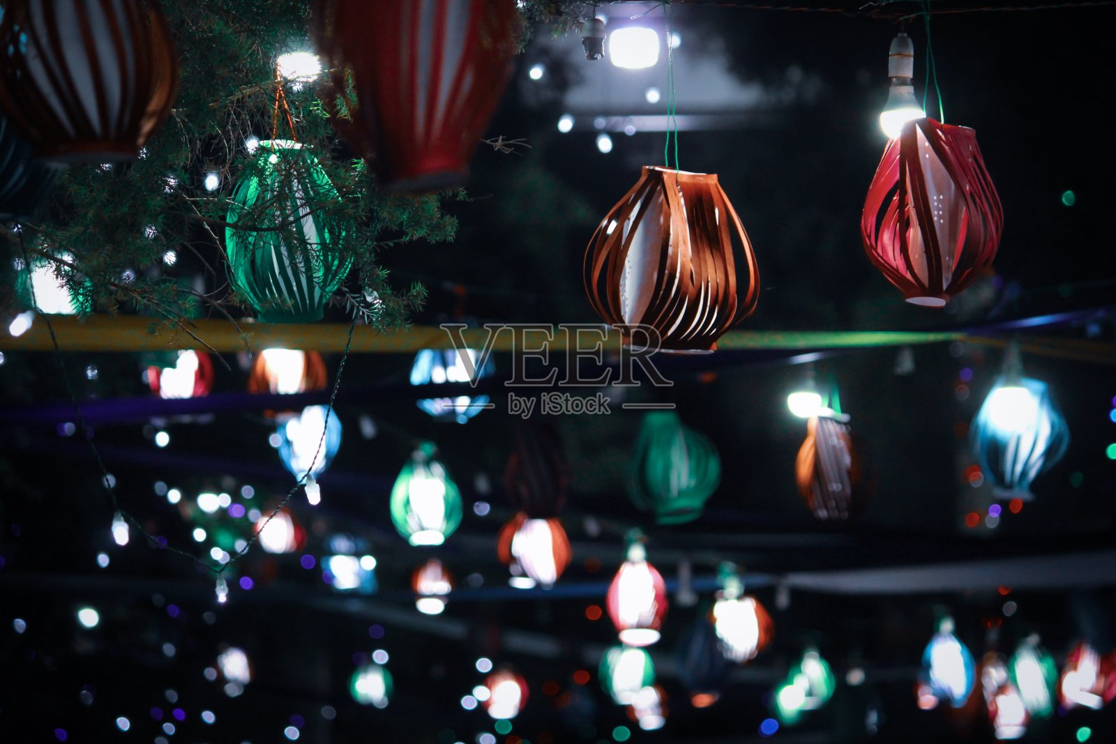节日灯照片摄影图片