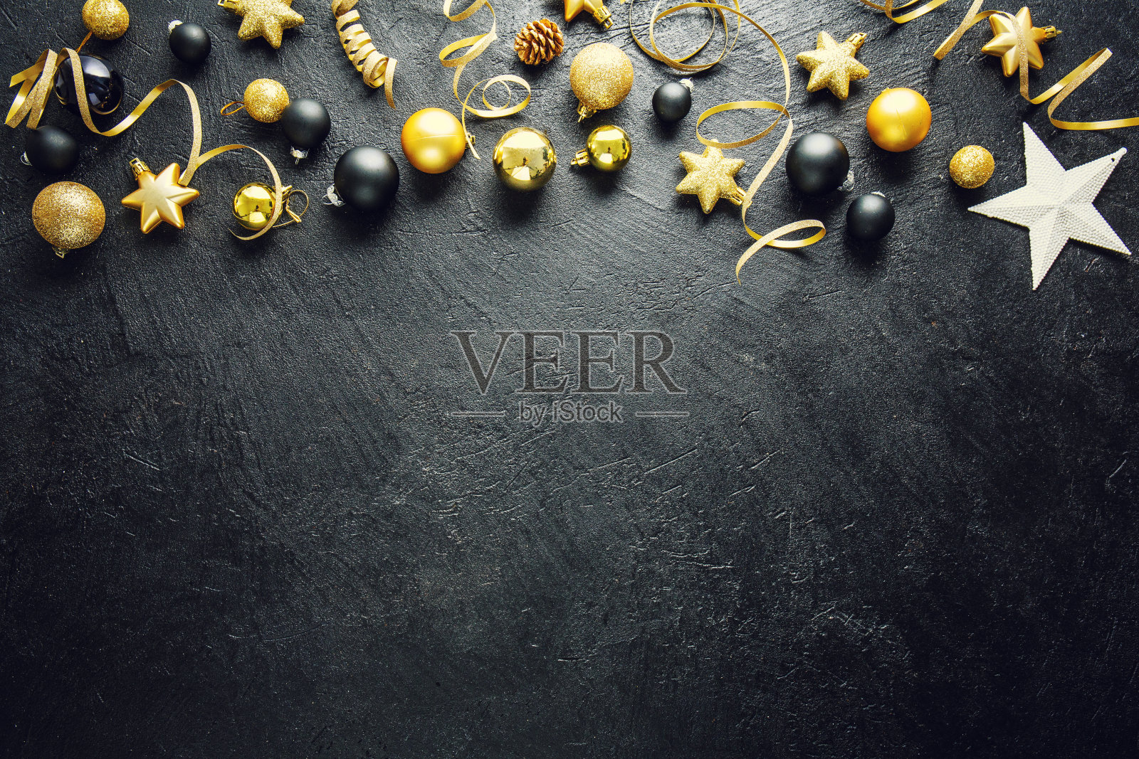 极简圣诞平面背景照片摄影图片