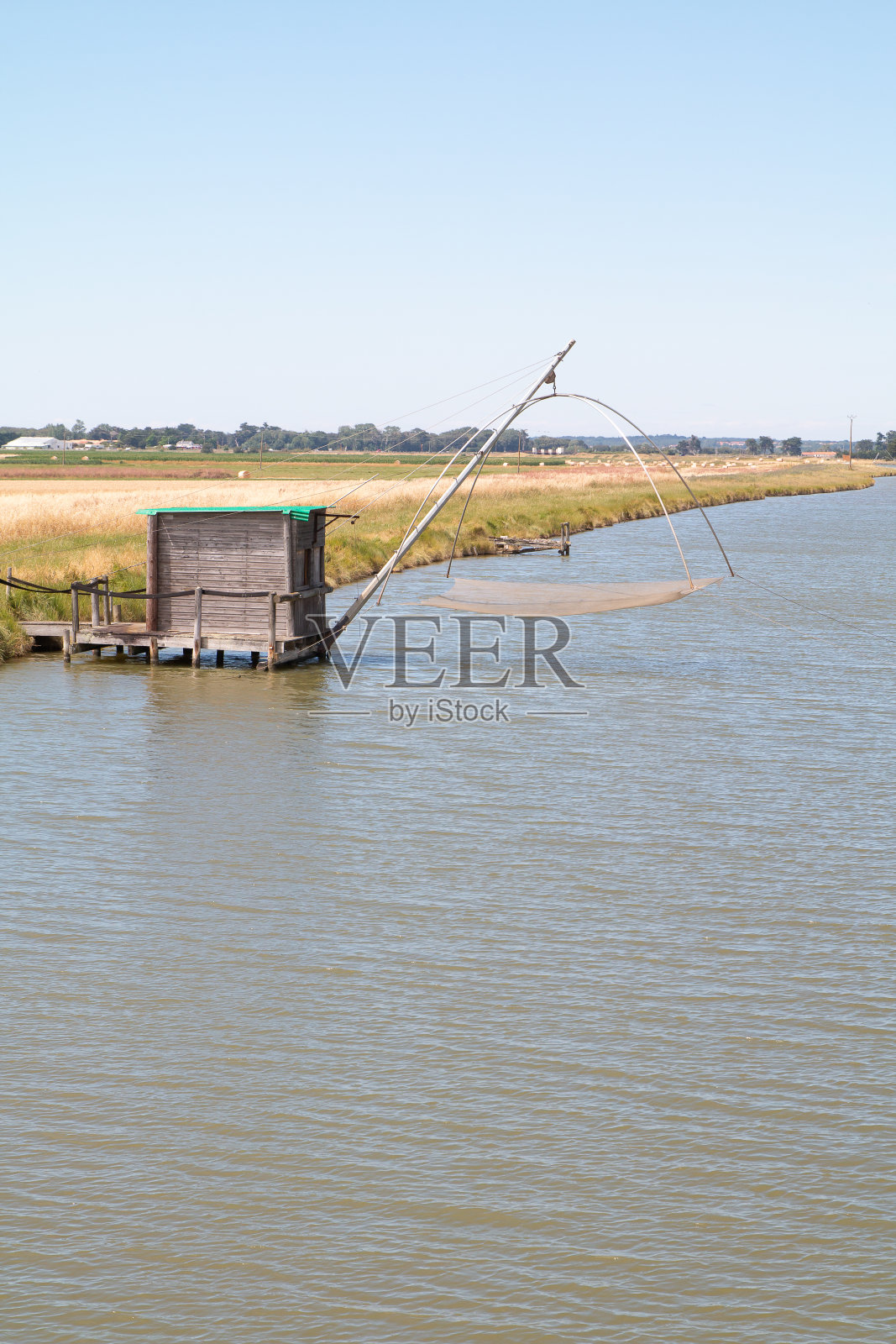 carrelts(或渔业)在Vendée照片摄影图片