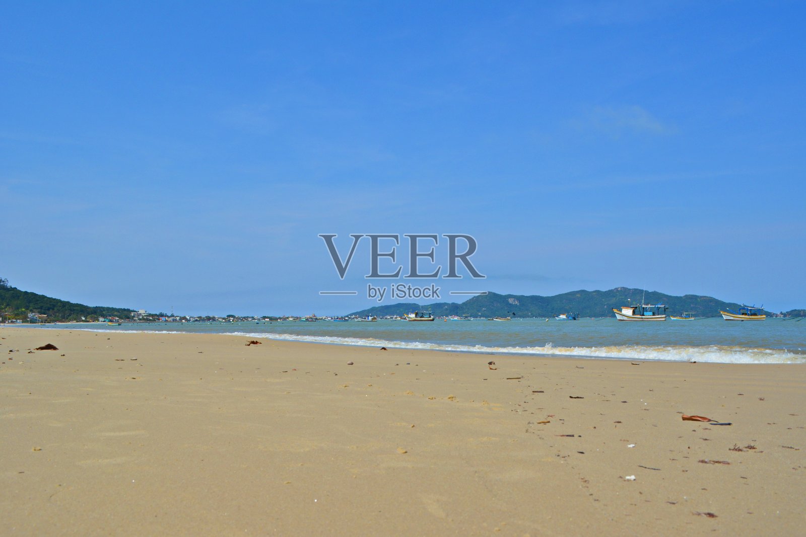 美丽的海滩风景照片摄影图片