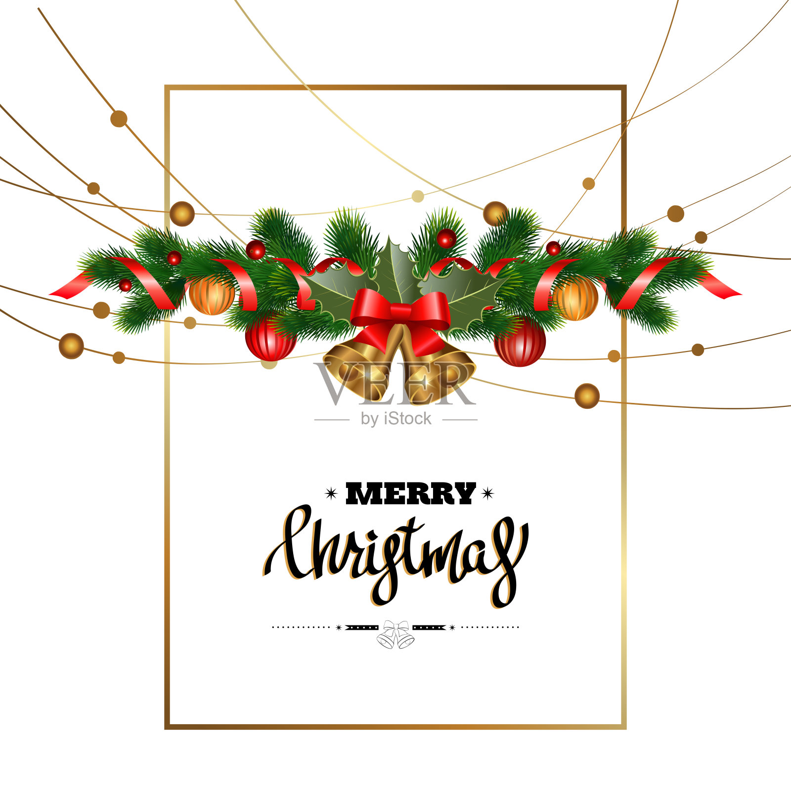 圣诞贺卡设计模板素材