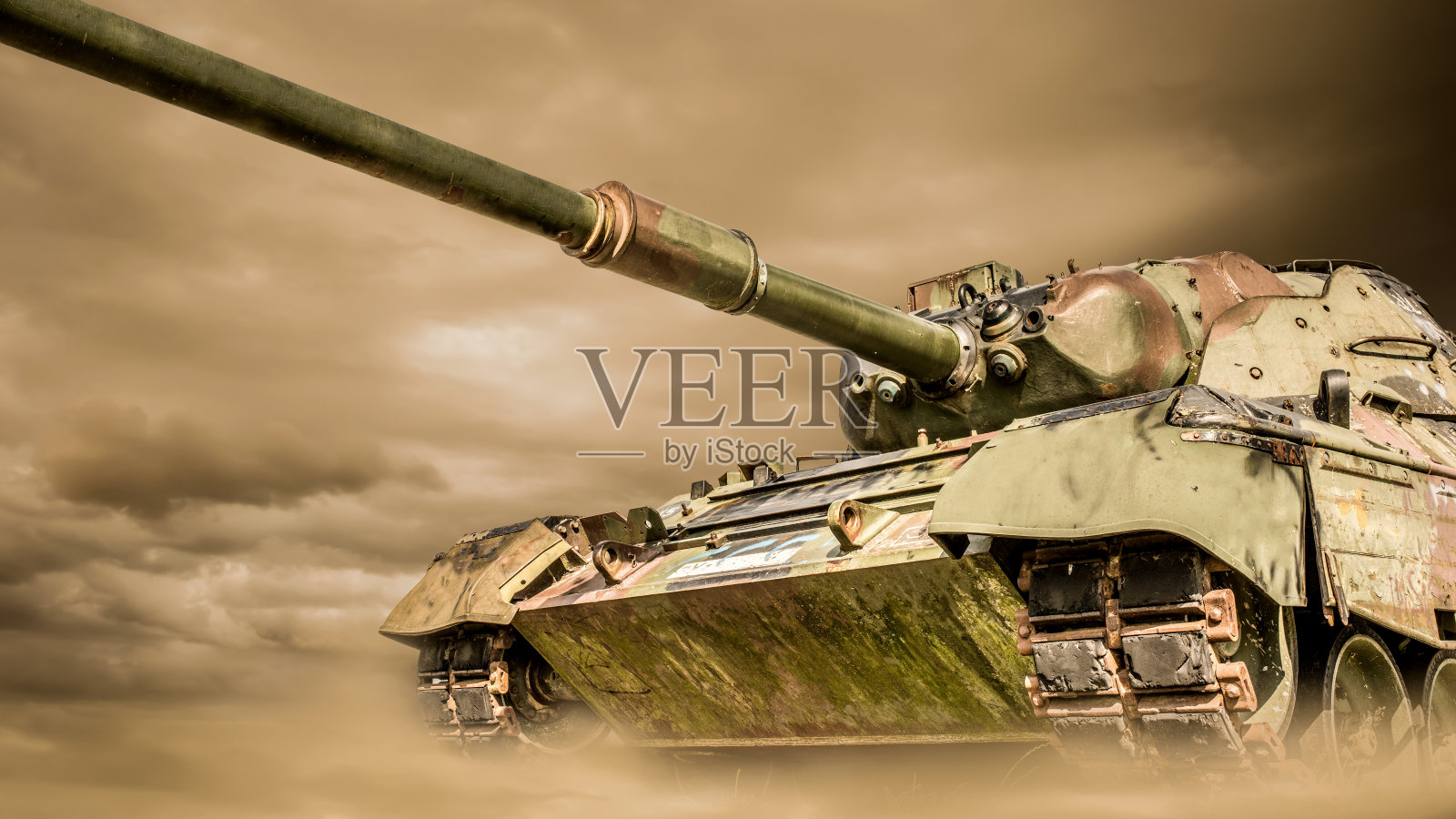 老战斗坦克照片摄影图片
