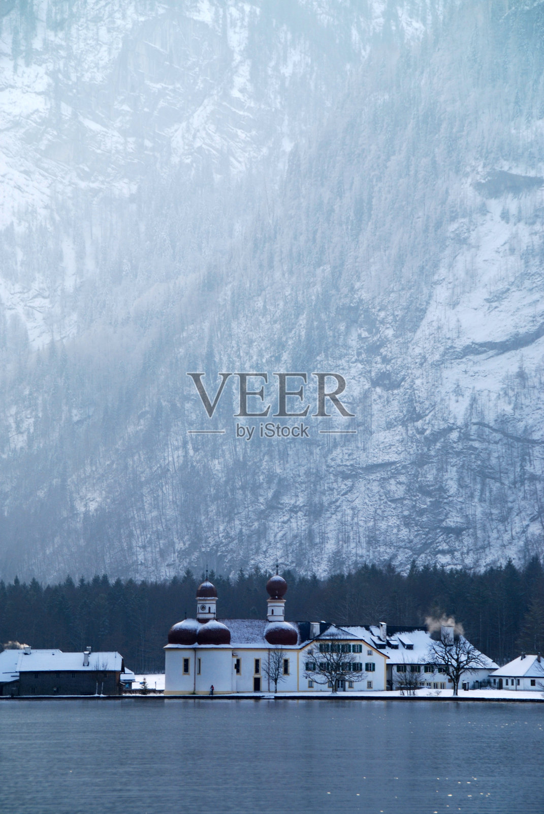 位于巴伐利亚州的圣Bartholomä照片摄影图片