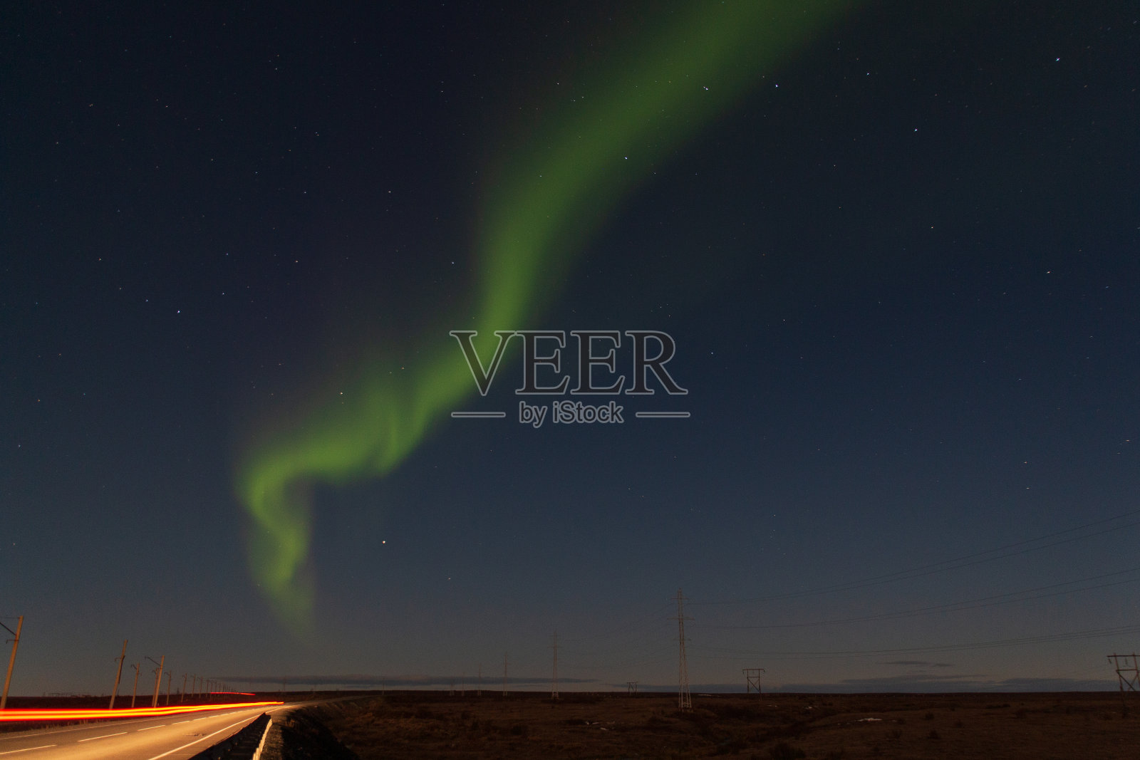 北极光,诺里尔斯克镍业照片摄影图片