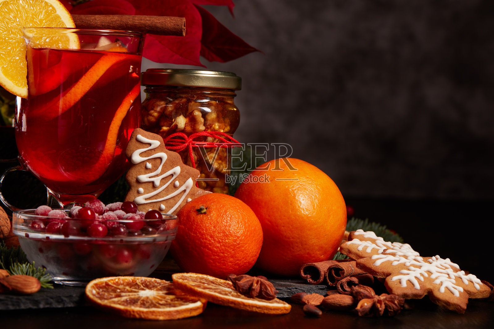 圣诞和新年的背景。照片摄影图片