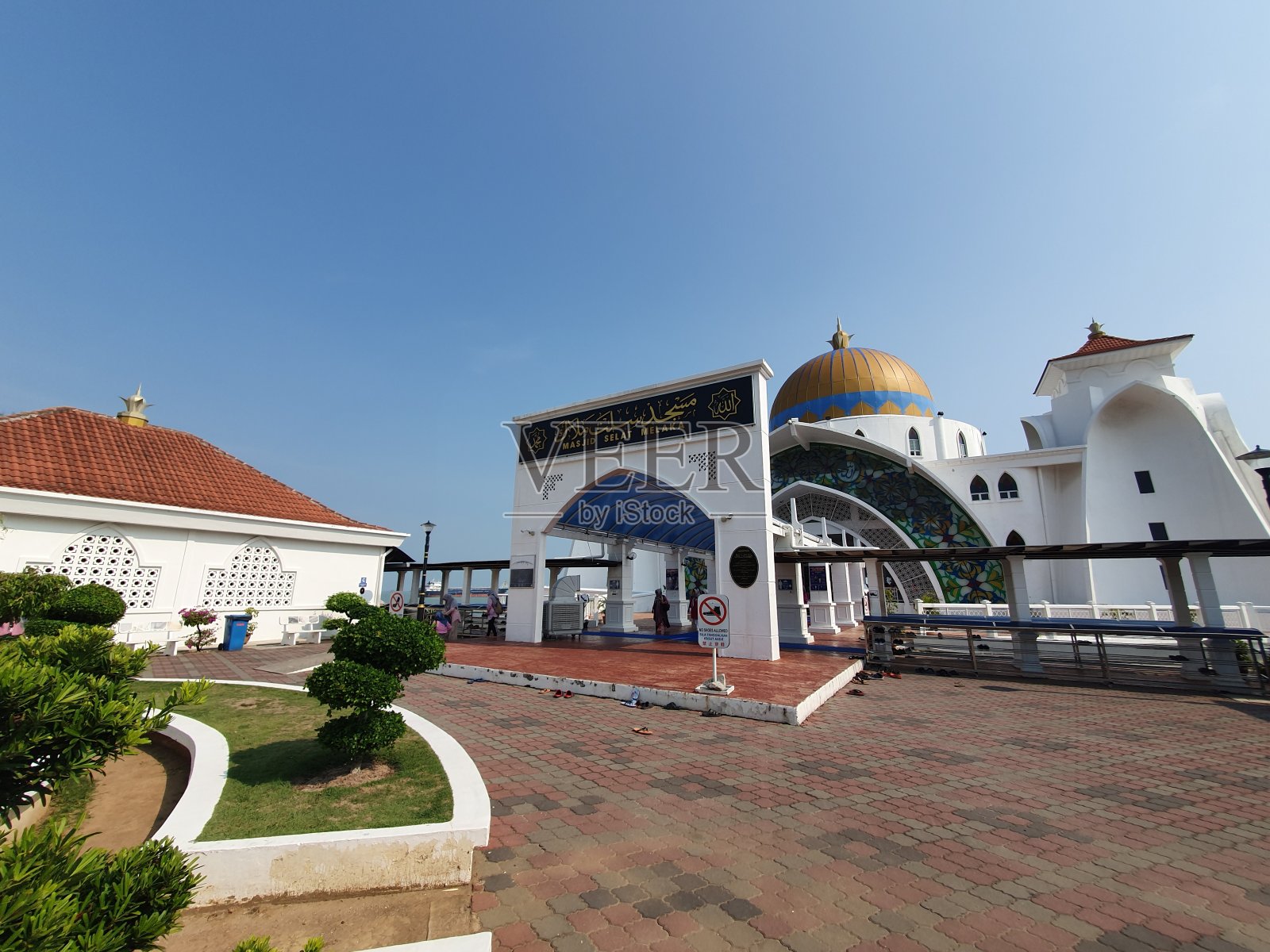 水上清真寺马六甲照片摄影图片
