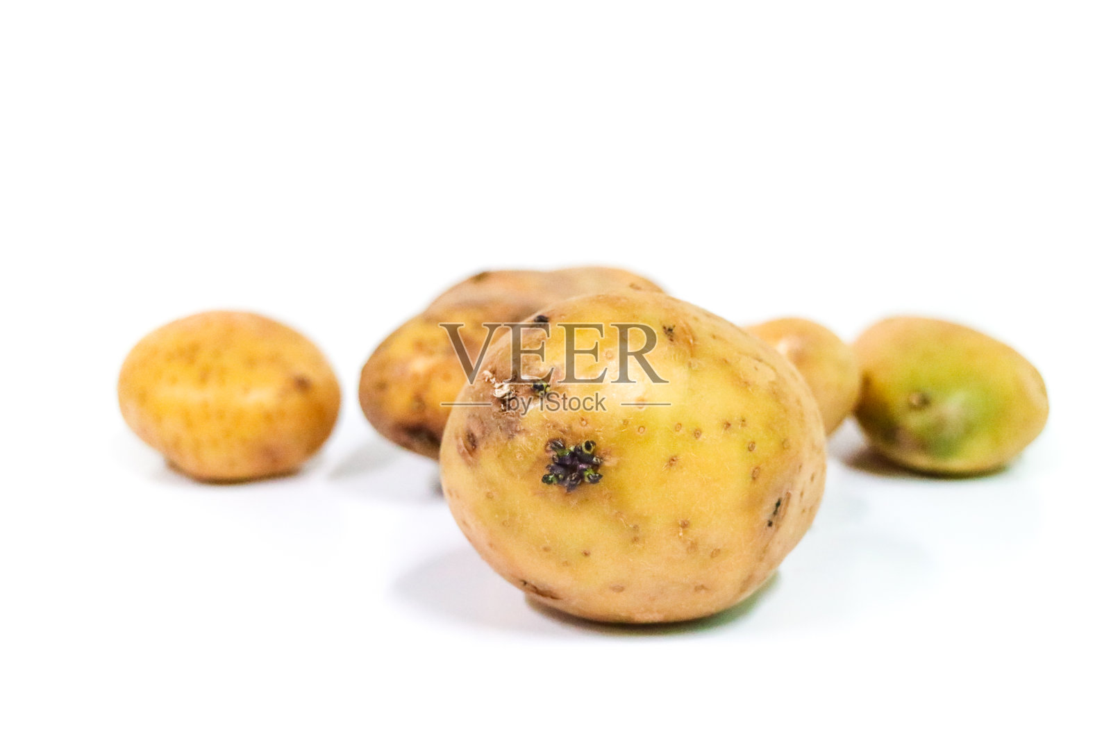 马铃薯封闭隔离照片摄影图片