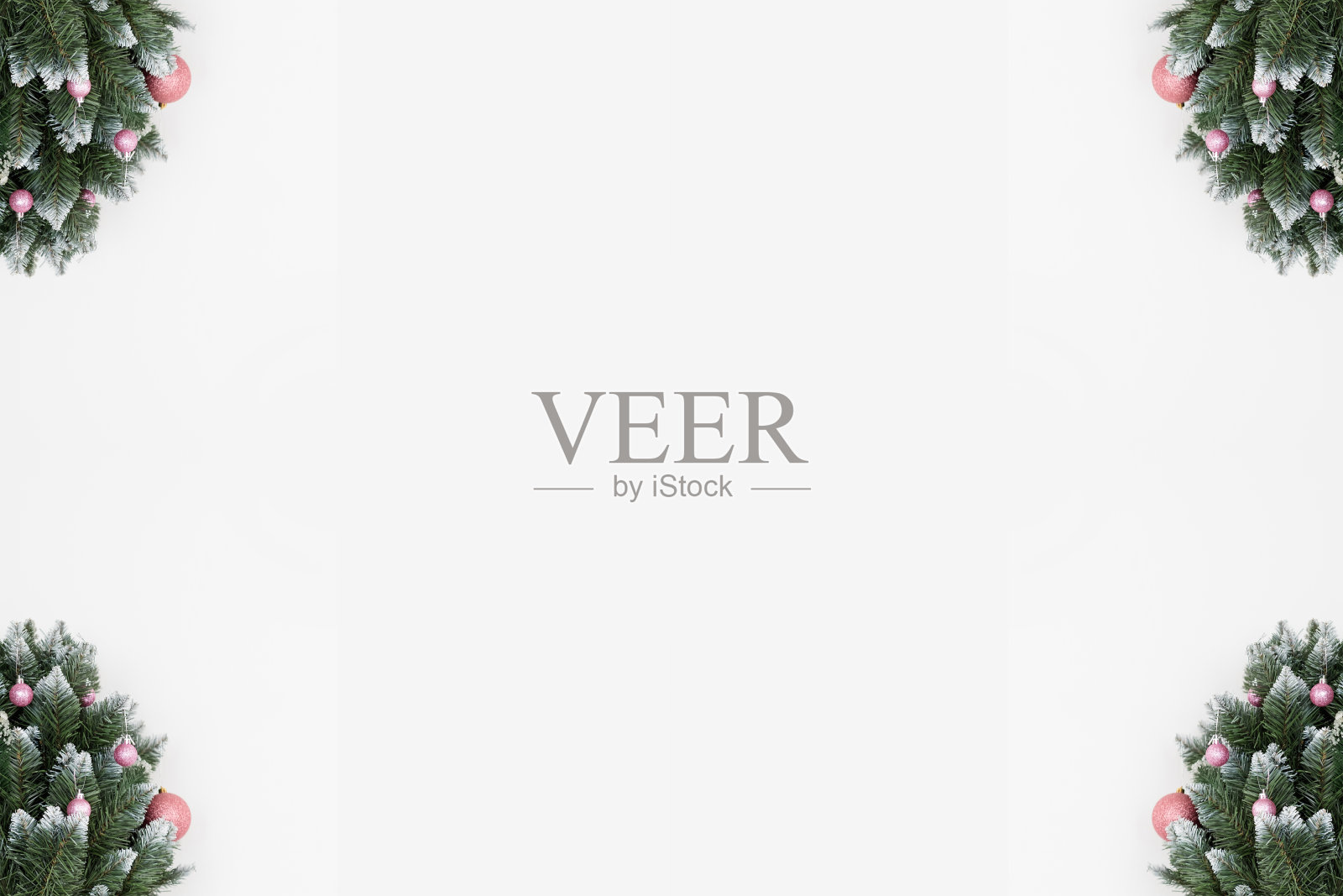 新年最小的背景庆祝杉树照片摄影图片