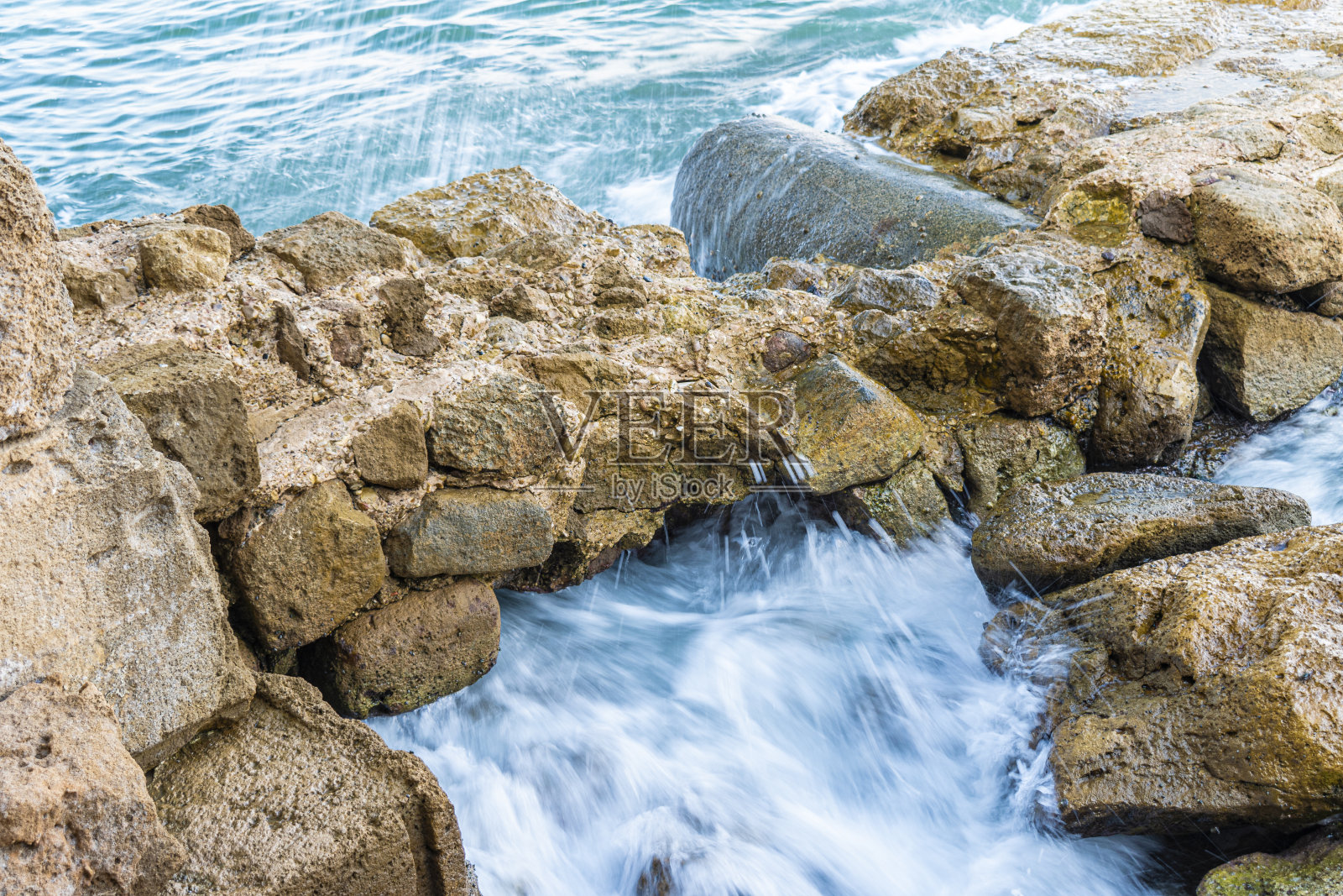 海岸的西顿照片摄影图片