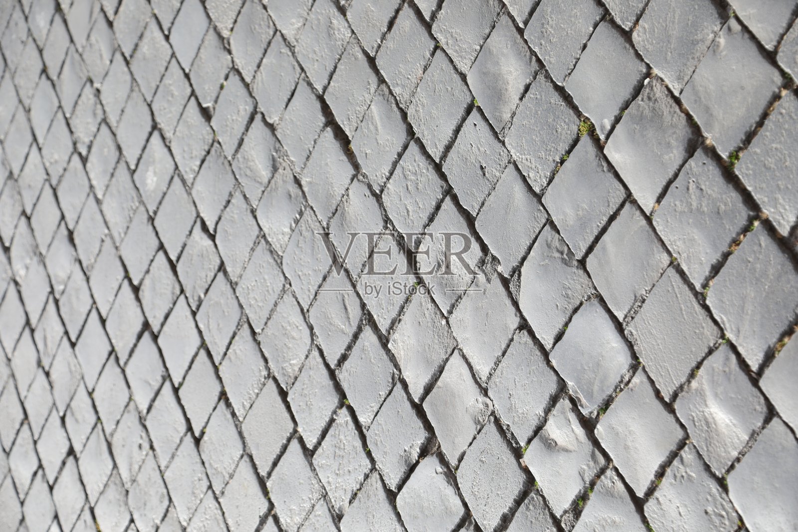 灰色瓷砖在意大利语中叫做Sampietrini，在法国叫做pave照片摄影图片