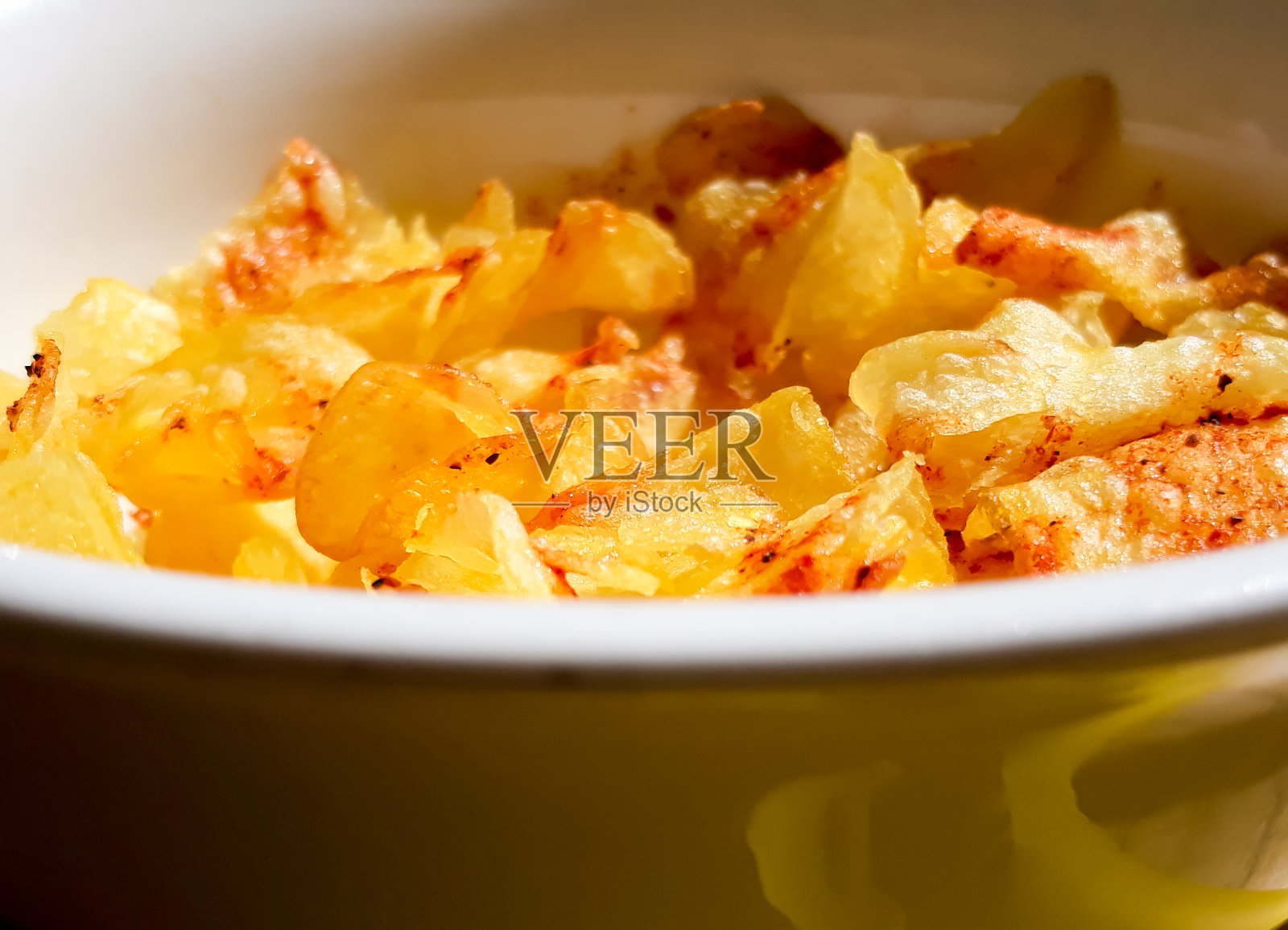 脆薯片。照片摄影图片