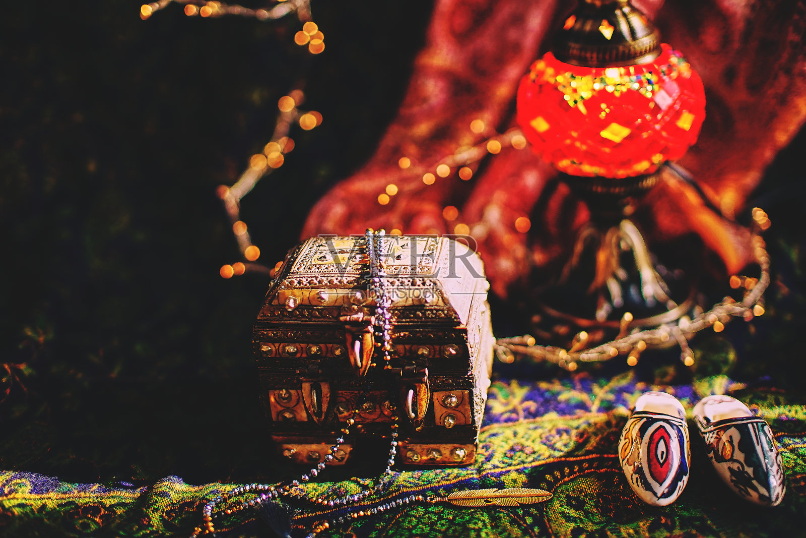 阿拉伯风格的静物画照片摄影图片