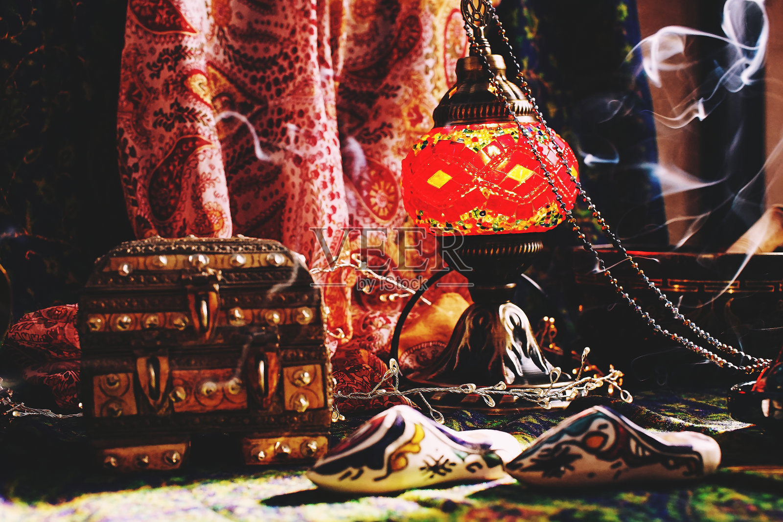 阿拉伯风格的静物画照片摄影图片