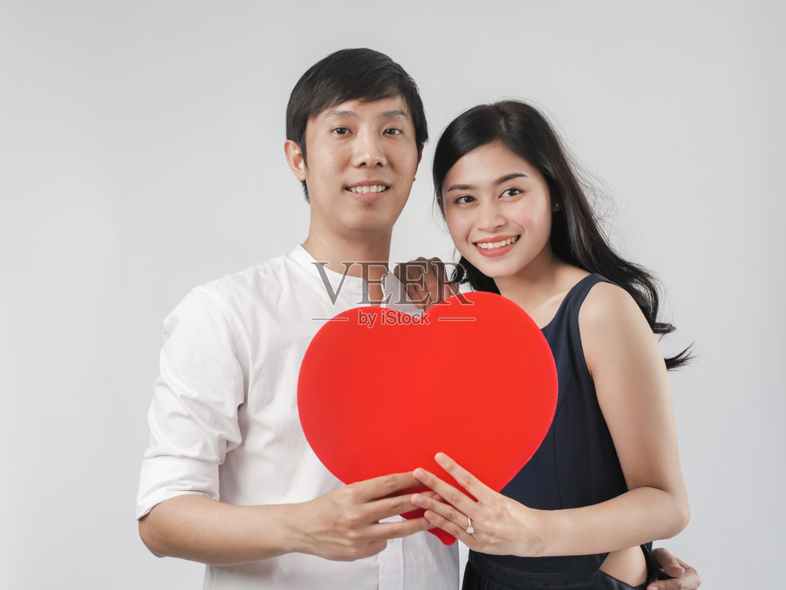 红心形状，情人节概念。照片摄影图片