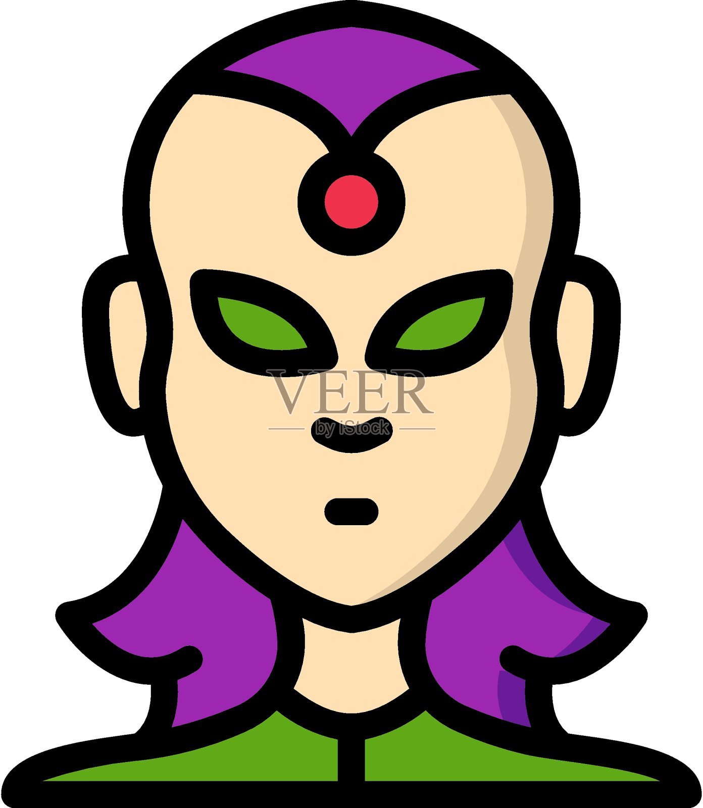 超级英雄设计元素图片