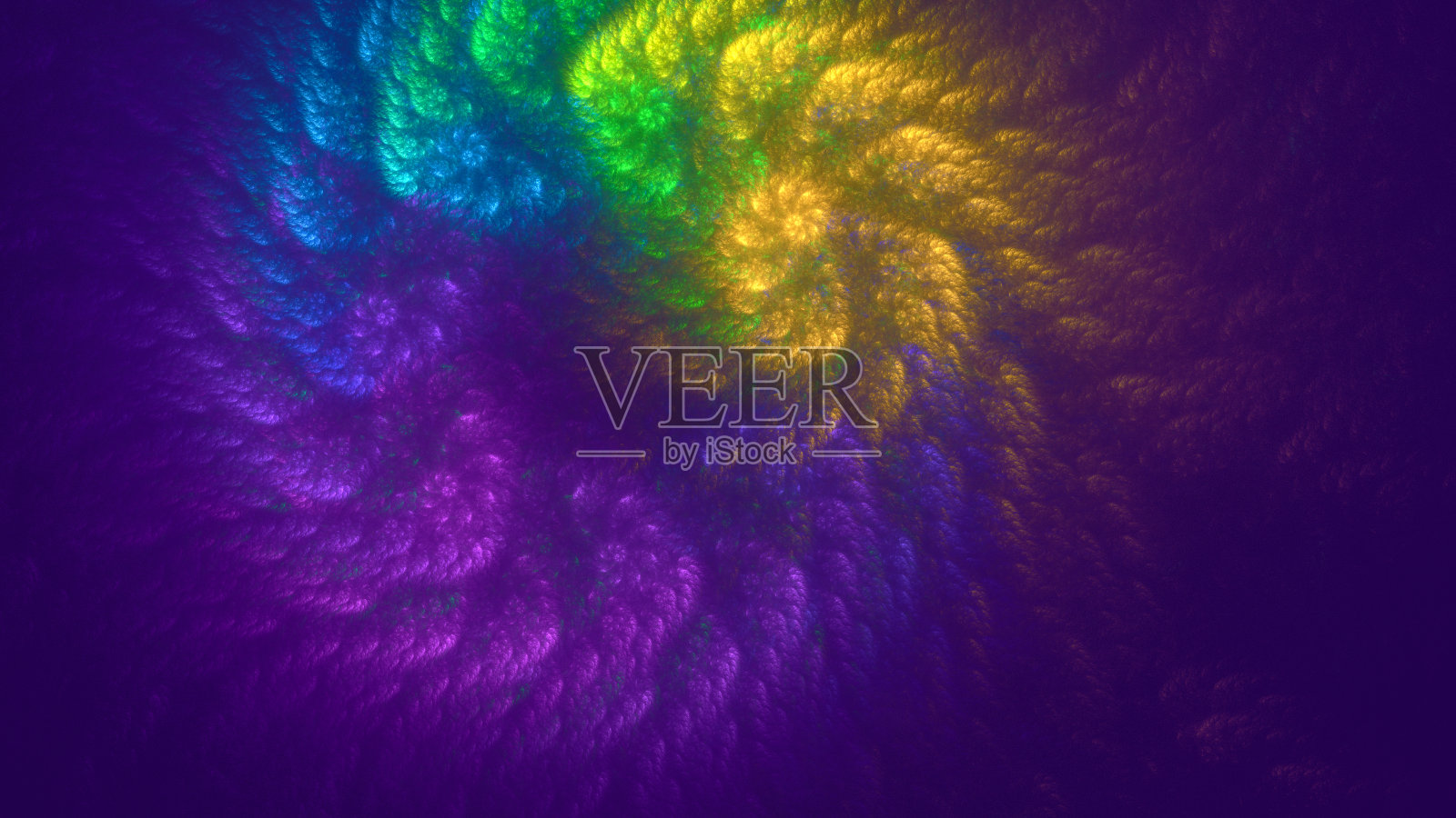 高分辨率多色抽象分形背景。照片摄影图片