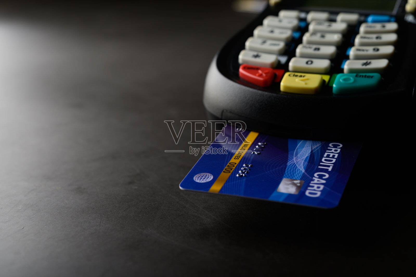 信用卡支付，购买和销售产品和服务，选择性的重点照片摄影图片