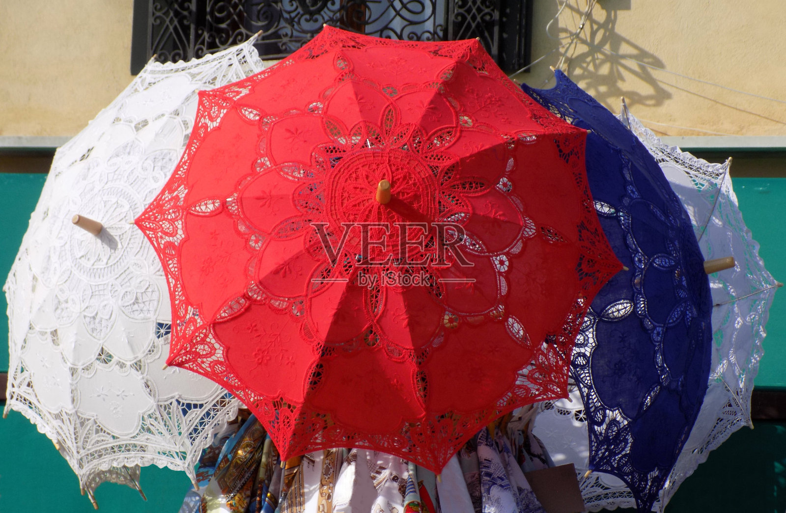 优雅的蕾丝女伞照片摄影图片