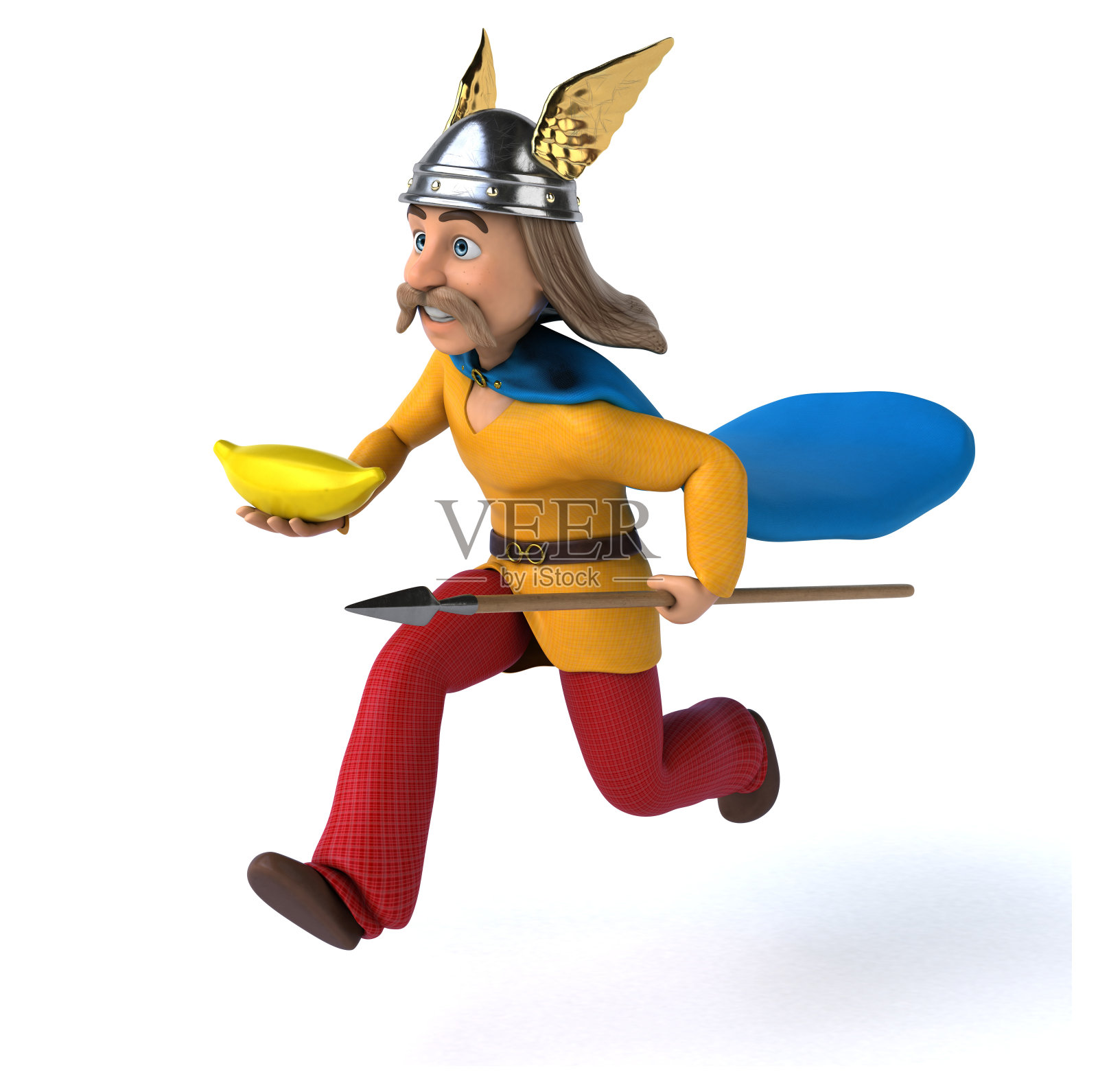 高卢乐趣- 3D插图照片摄影图片