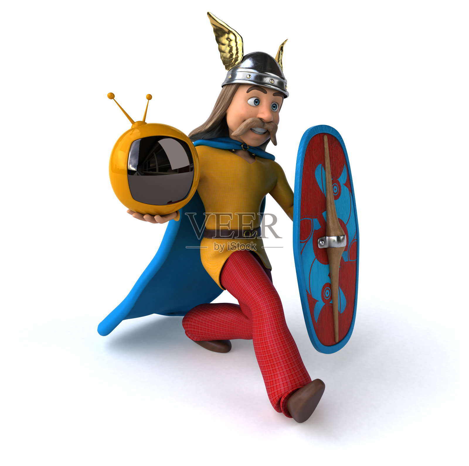 高卢乐趣- 3D插图照片摄影图片