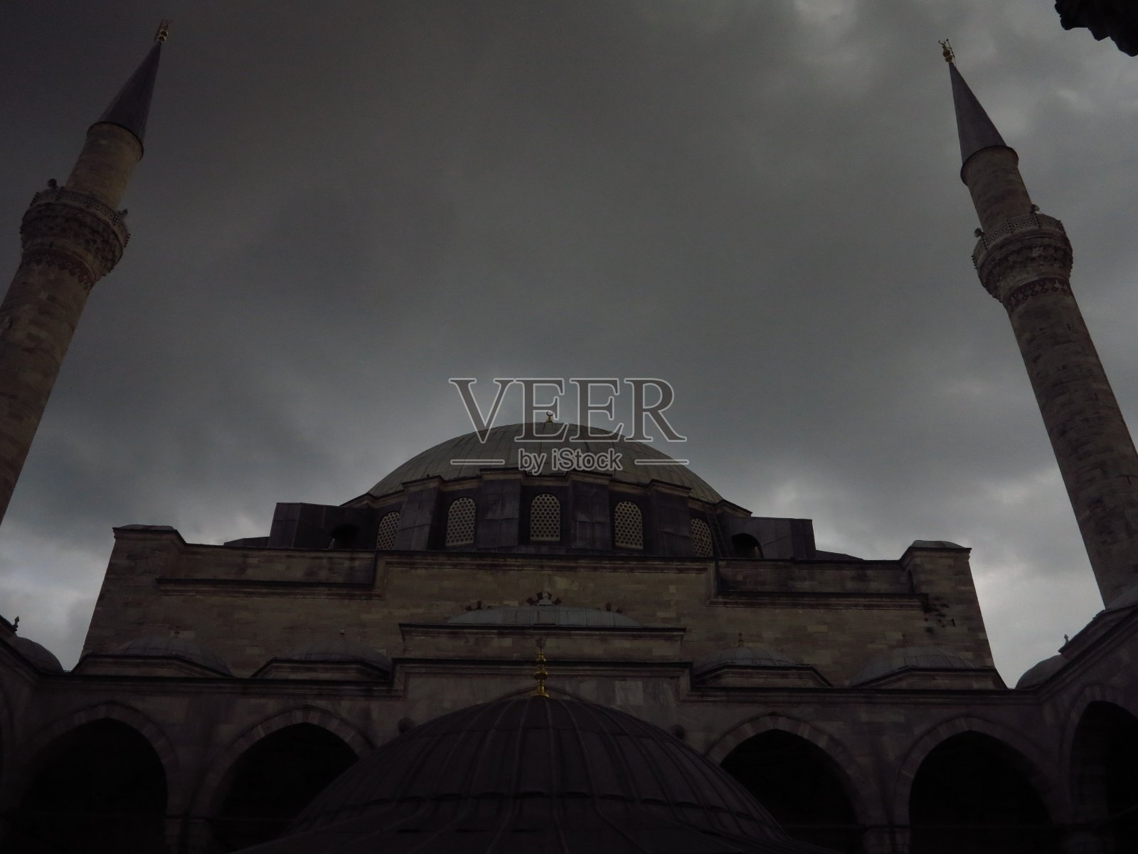 土耳其法蒂赫苏丹塞利姆清真寺，2019年9月26日照片摄影图片