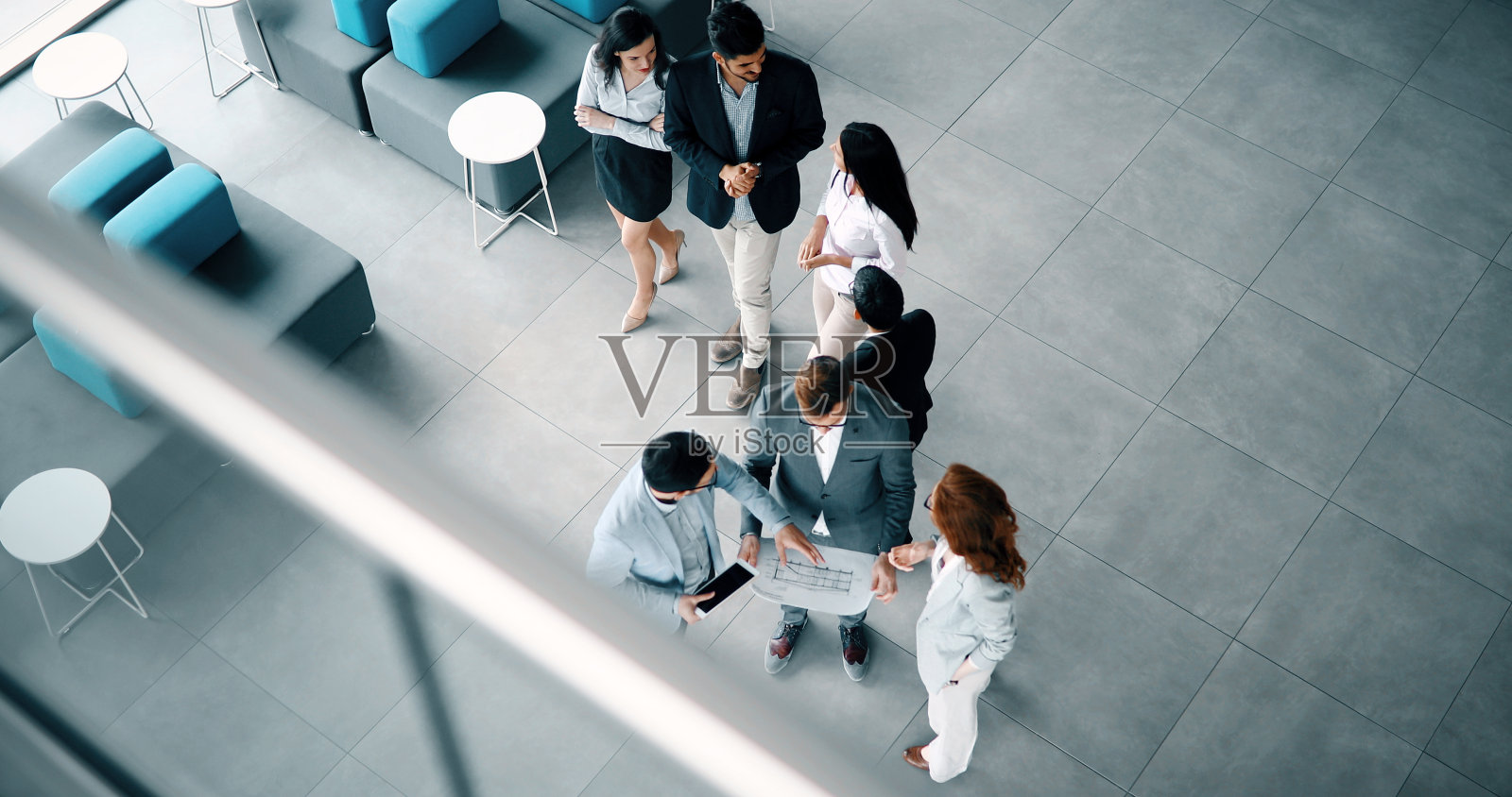 商业人员一起工作的项目照片摄影图片