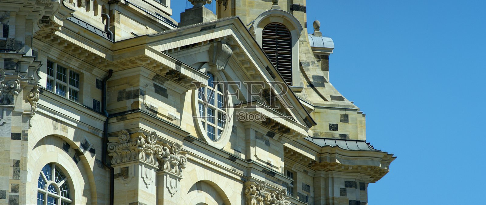 德累斯顿圣母教堂，路德教会照片摄影图片