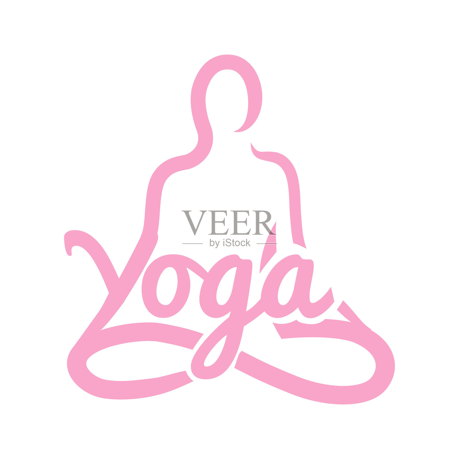 瑜伽插画图片素材