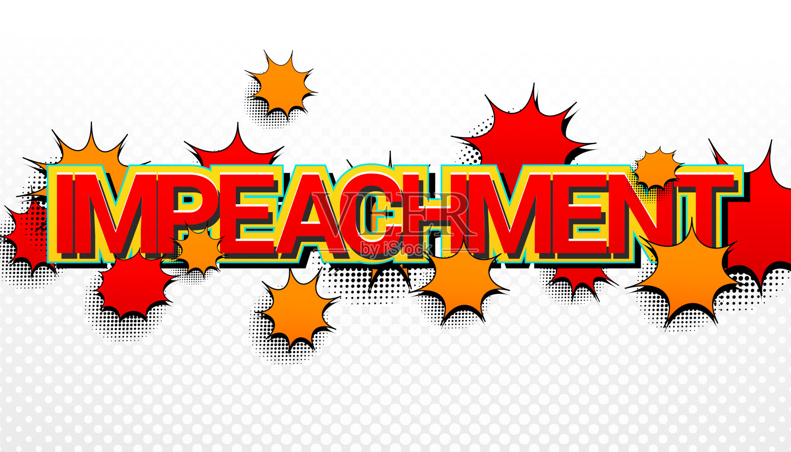 弹劾明亮的漫画概念插画图片素材