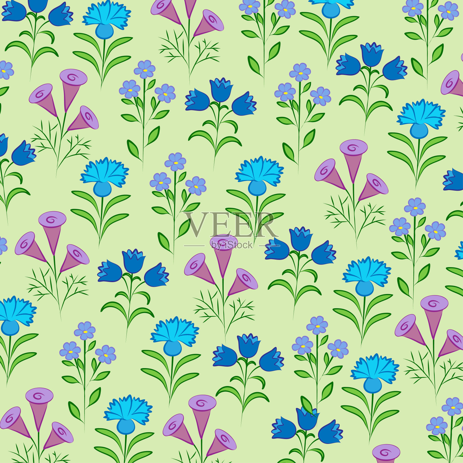 花纹理。插画图片素材