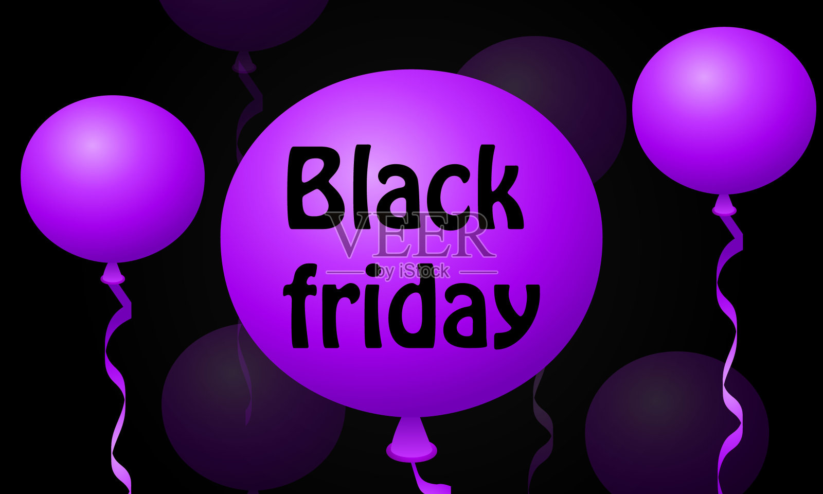 黑色星期五横幅示威设计元素图片