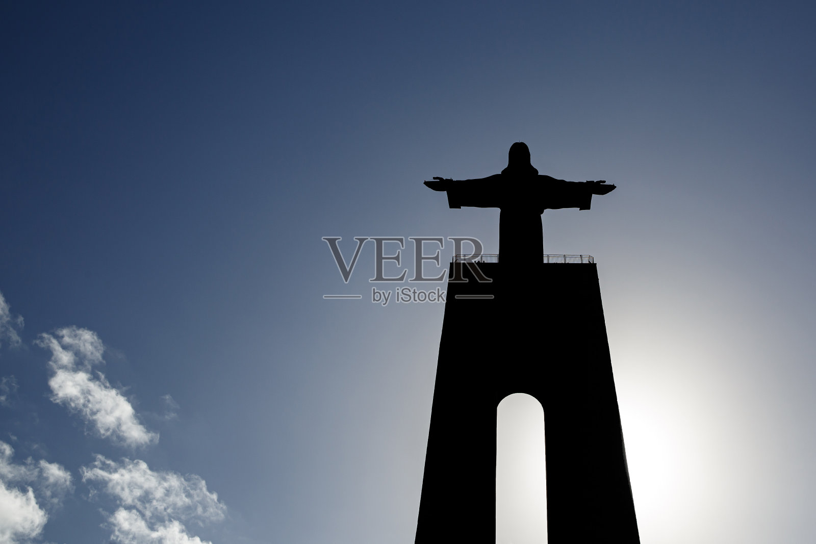 Ð“圣像”黑色剪影。照片摄影图片