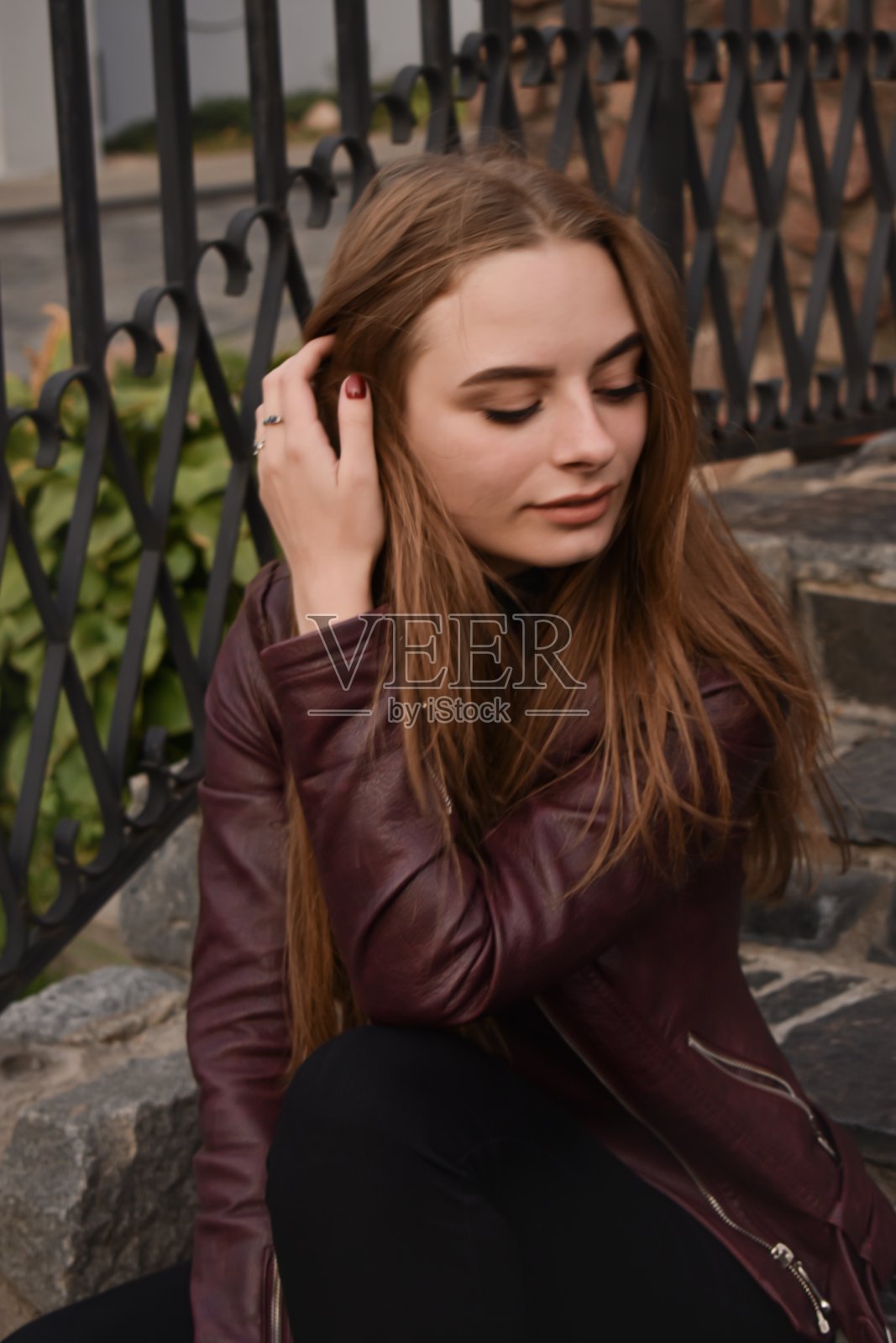 一个女孩的肖像照照片摄影图片