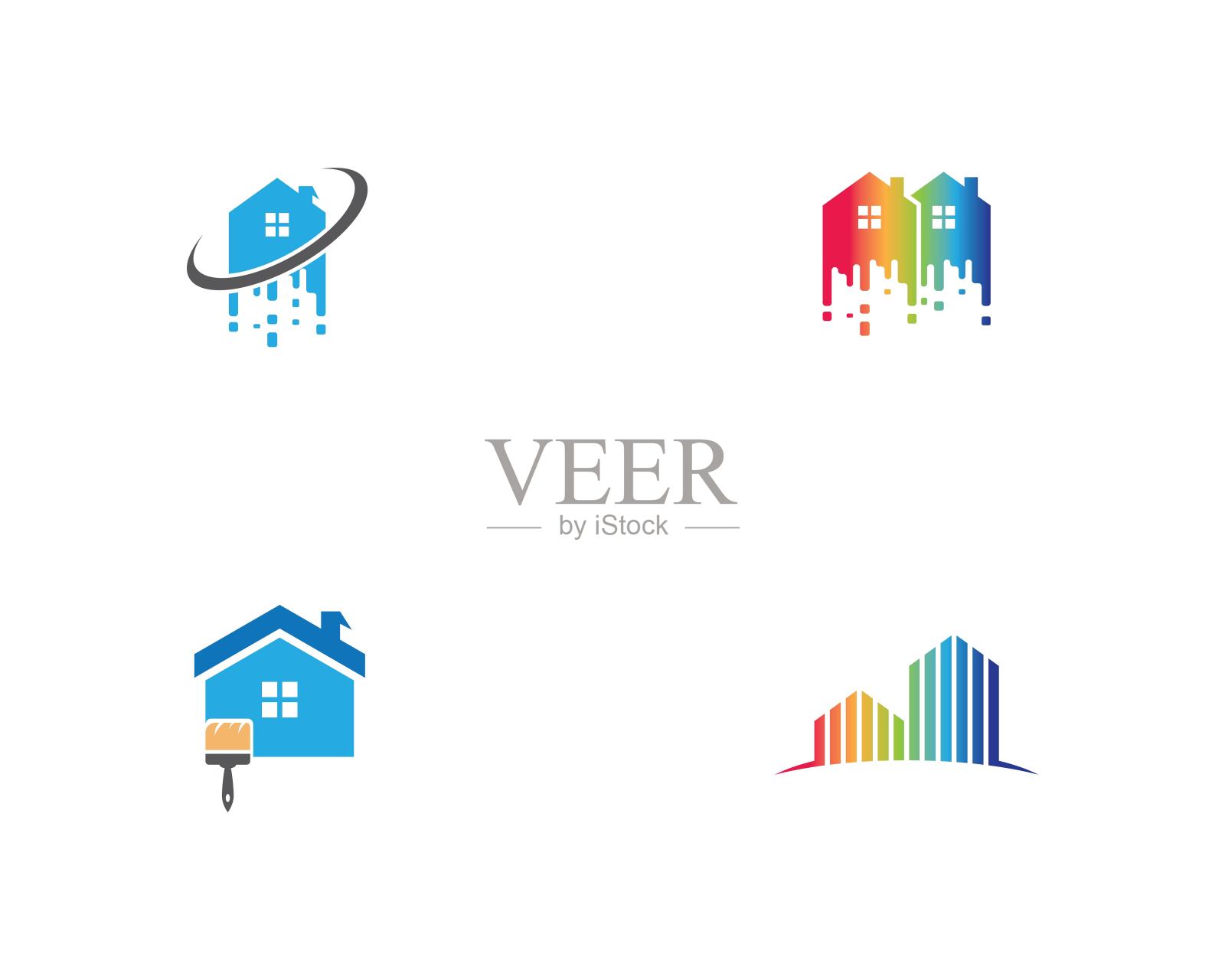 画笔的符号说明插画图片素材