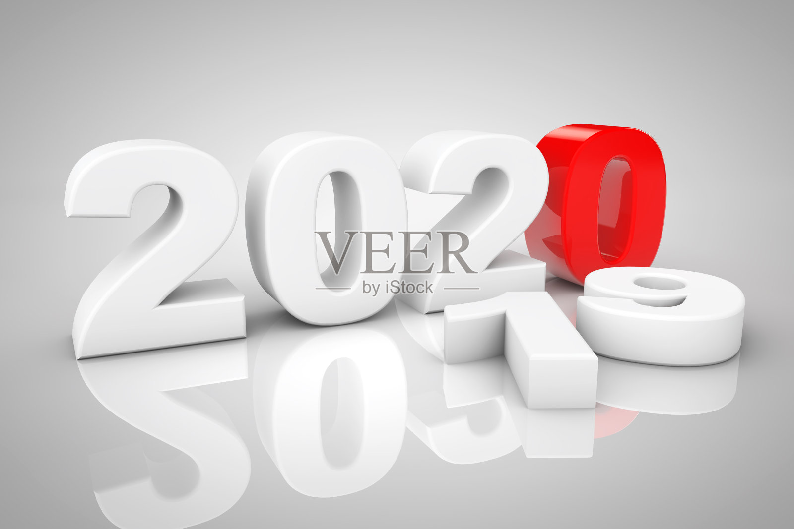 新年2020 3d标志。3d渲染照片摄影图片