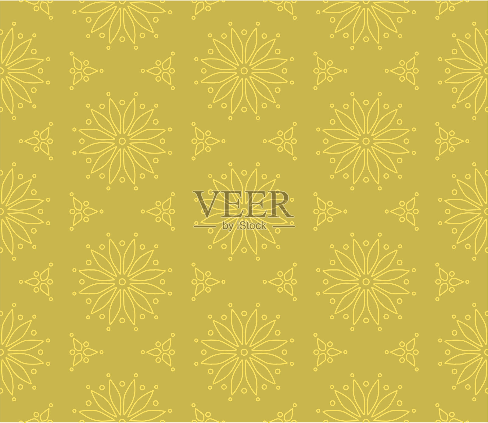 抽象图案无缝彩色涂鸦素描插画图片素材