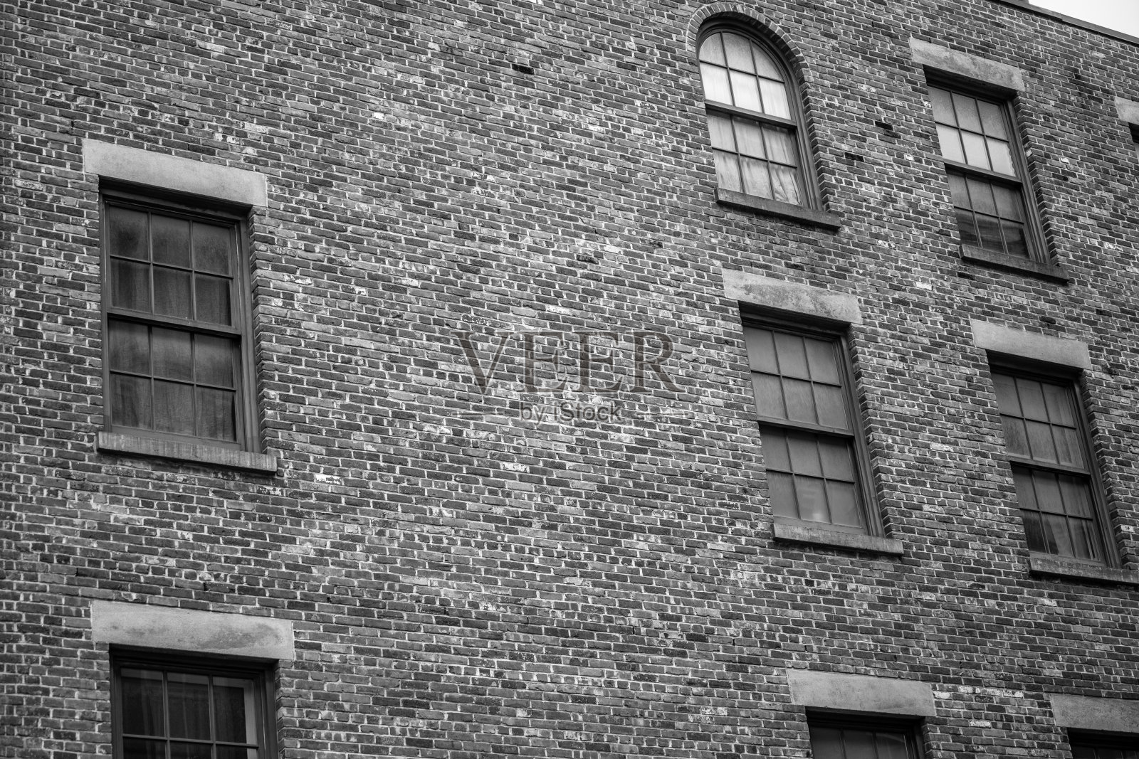 抽象建筑摄影在纽约市的黑白图像照片摄影图片