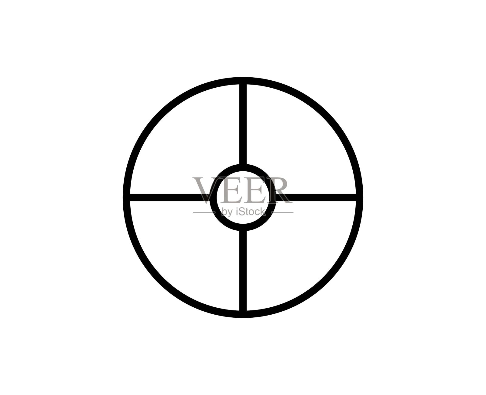 目标线图标设计元素图片