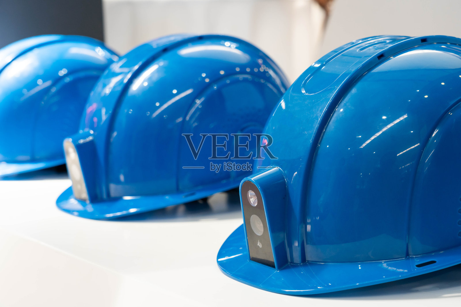 智能硬安全帽照片摄影图片