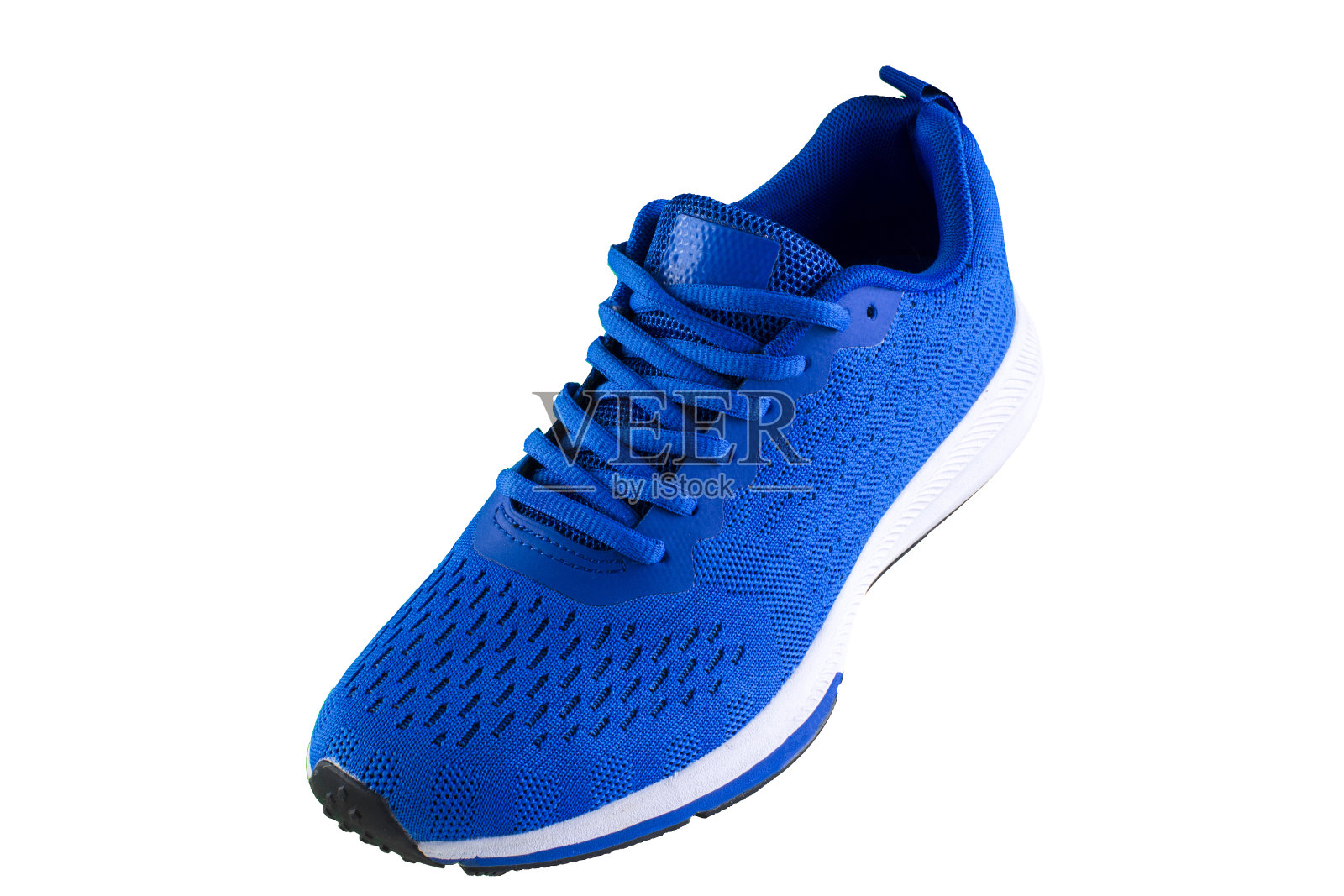 运动鞋。蓝色运动鞋俯视图照片摄影图片