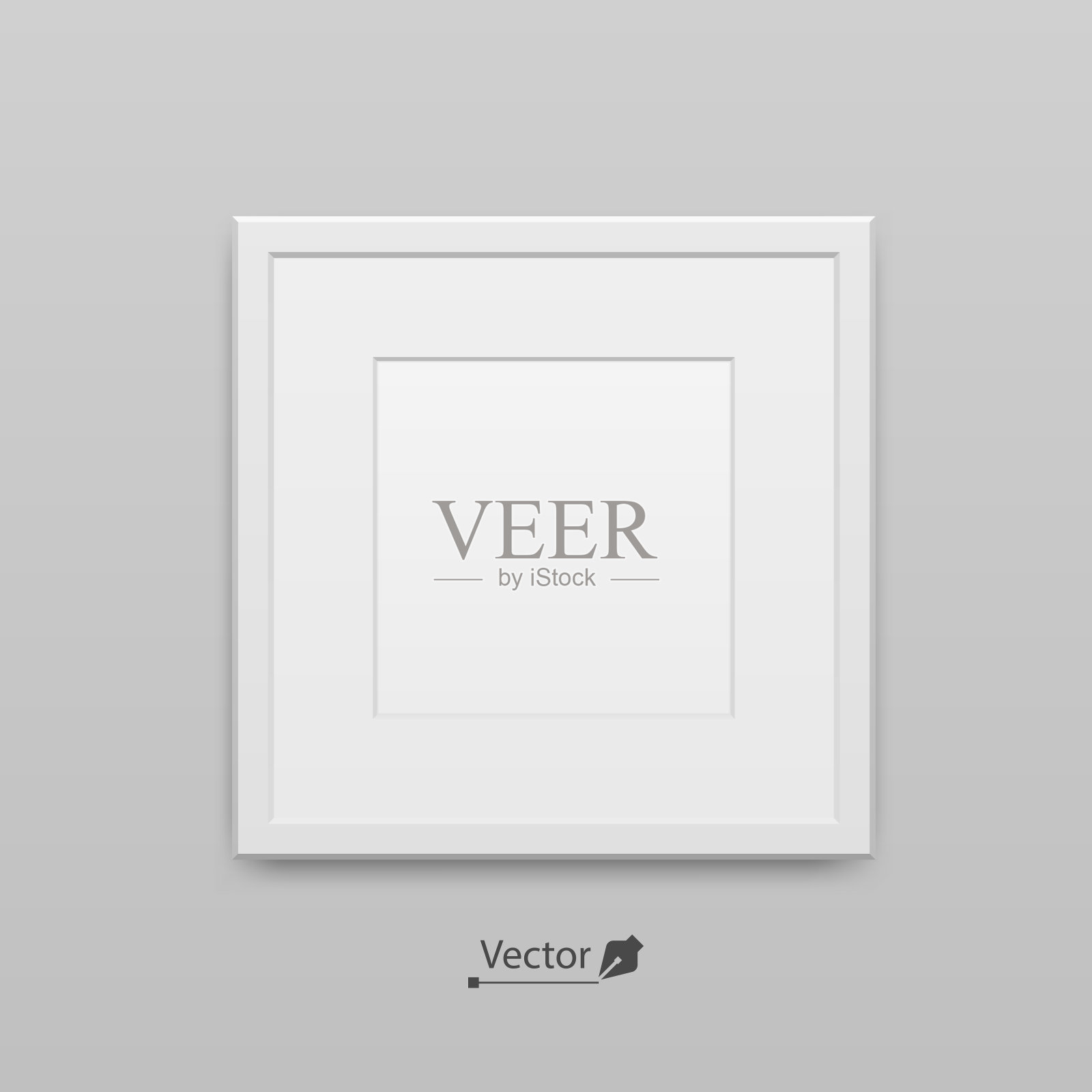 图片或相框孤立在白色背景上。非常适合你的演讲。向量。插画图片素材