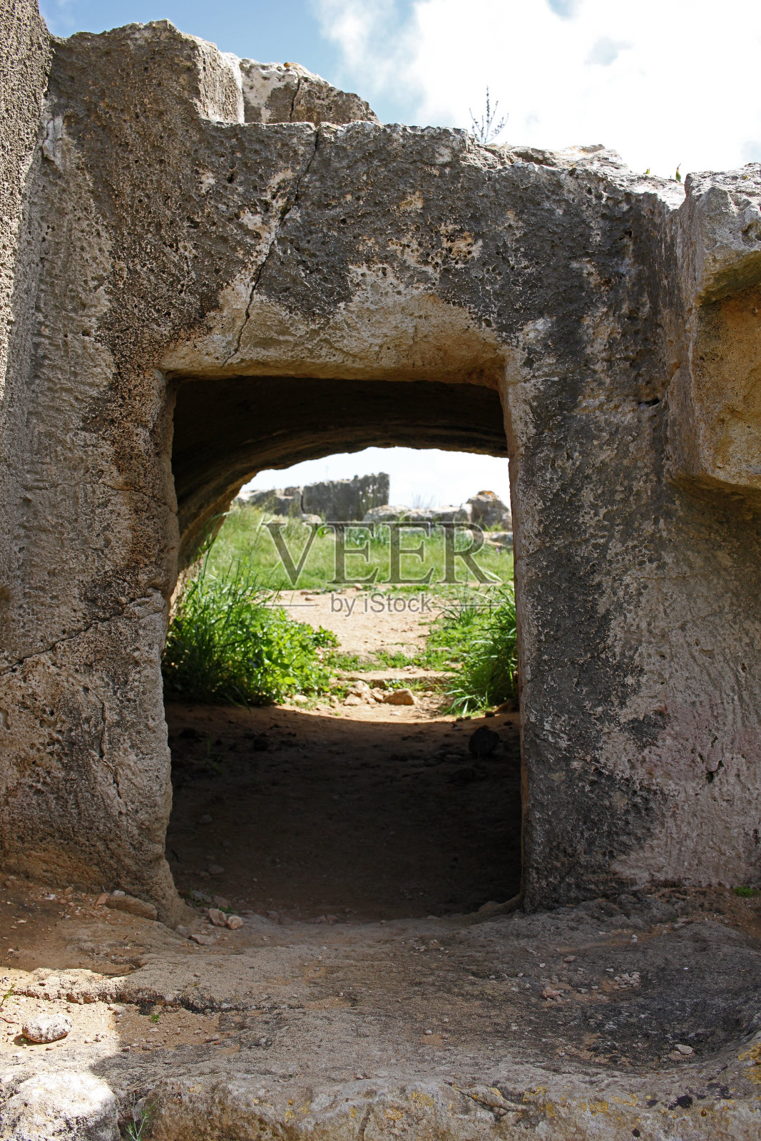 塞浦路斯的古城墙照片摄影图片