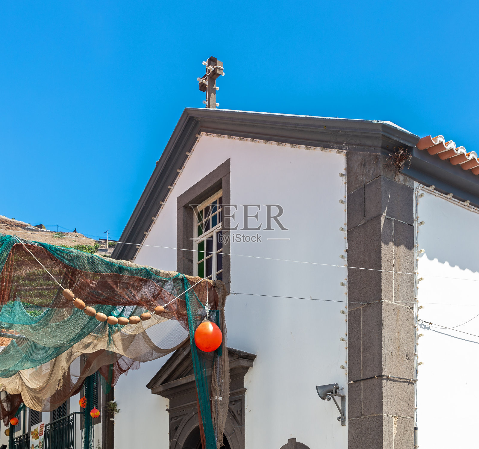 卡马拉的渔夫教堂照片摄影图片